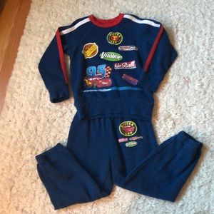 Boys Disney Lightning McQueen sweat suit